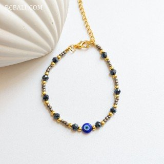 New Design Evil Eye Beads Bracelet Originally Handmade in Bali